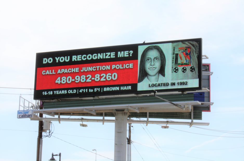 Bilboard of Apache Junction Jane Doe