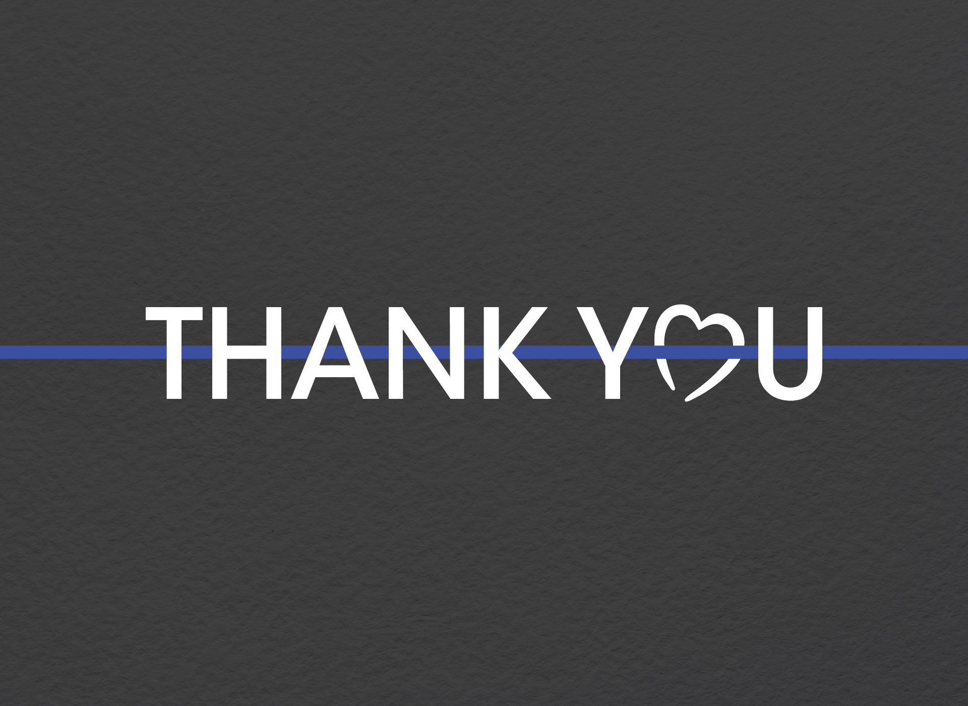 thank you in white on black background