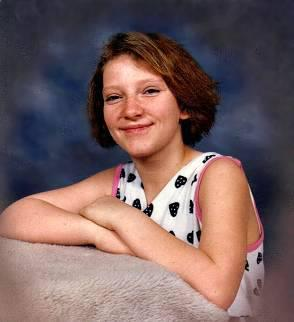 Tracy in a dress with hearts