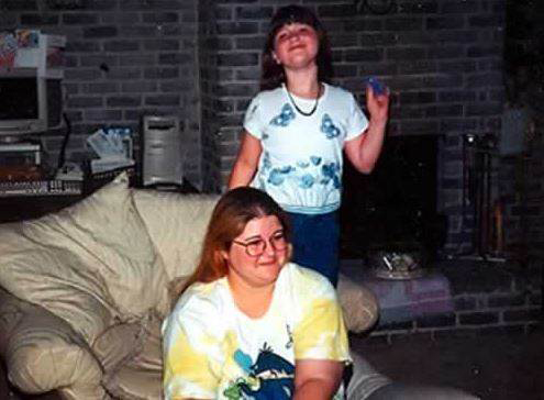 JoAnn and Ali in childhood.