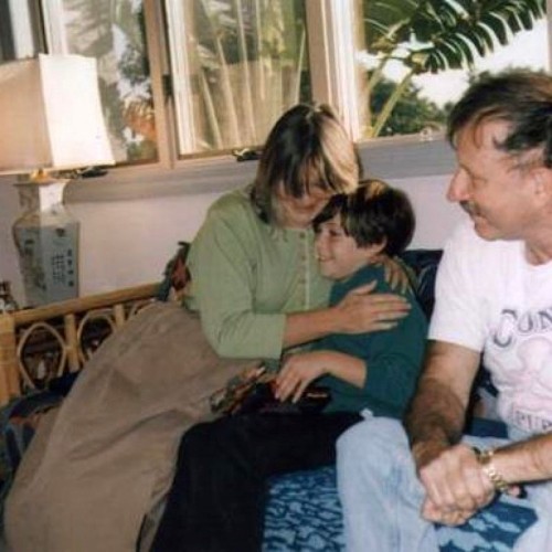 Jimmy with parents