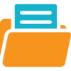 File in folder icon