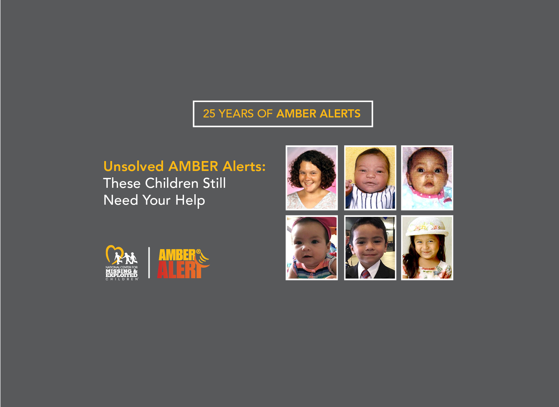 Various AMBER Alert cases