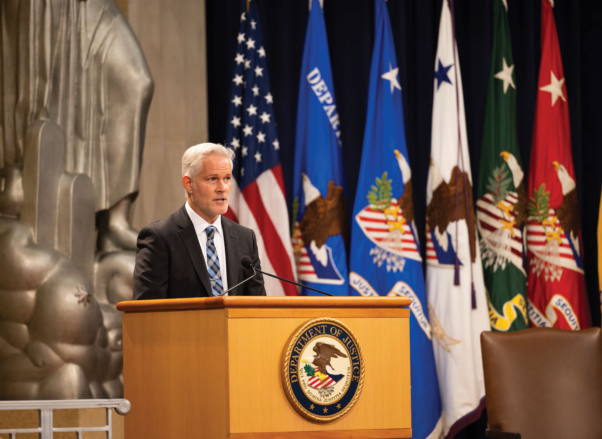 paul fronczak speaks at missing childrens day ceremony