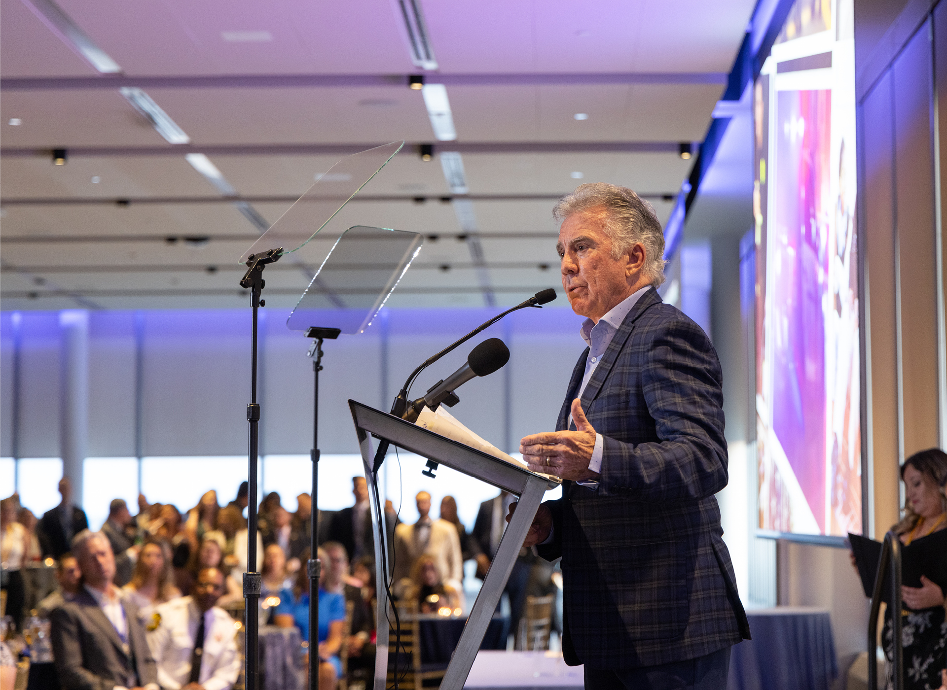 John Walsh speaks at NCMEC Heroes' Awards.