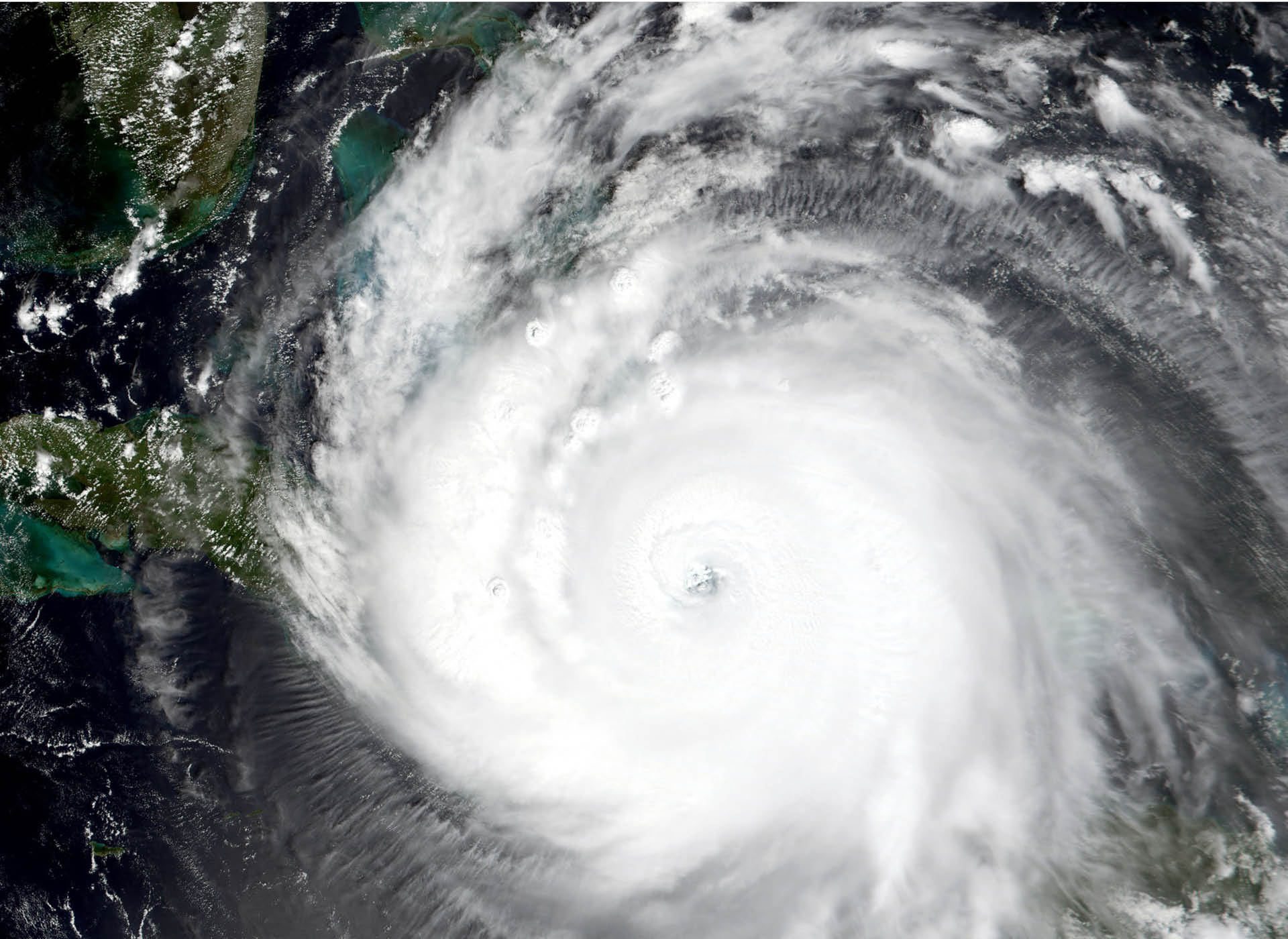 Satelite image of a hurricane