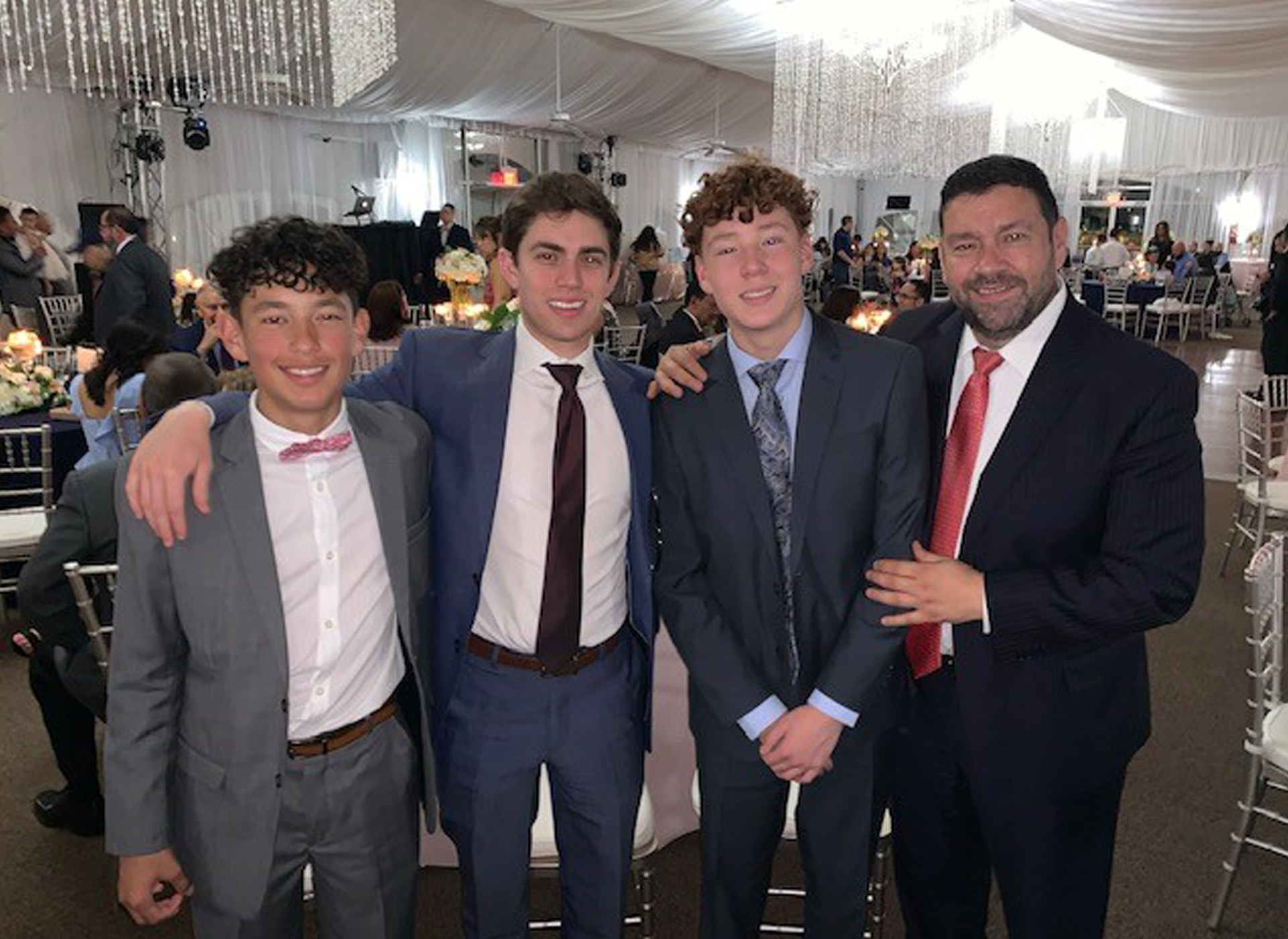 Kevin, Cameron, Andrew, and Ed Mena, 2019