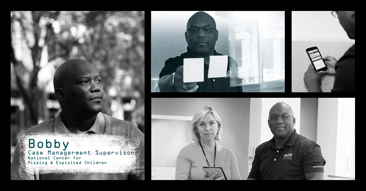 collage of ncmec staff
