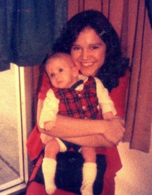 Family photo of Christopher with his sister, Denise