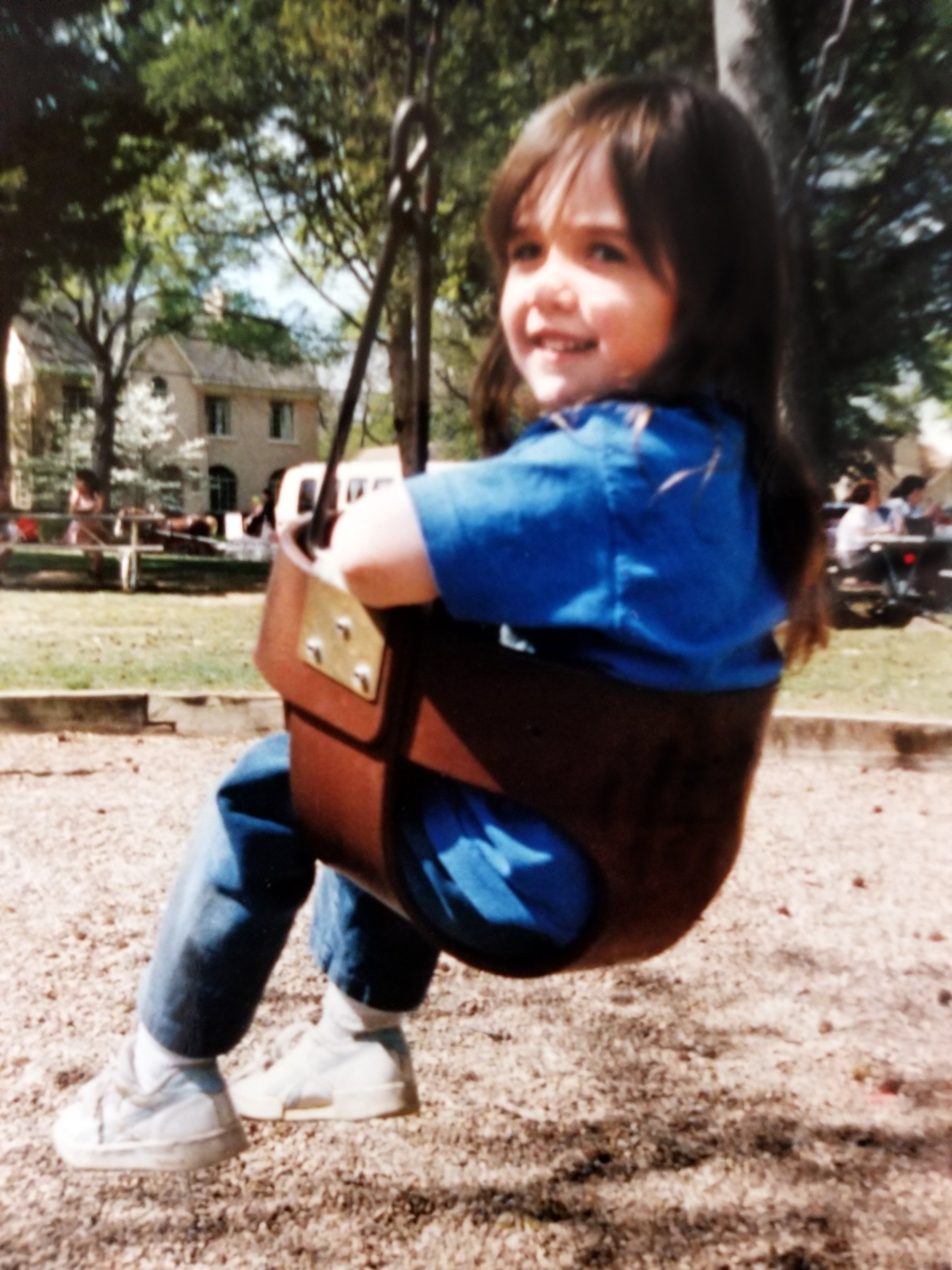 Child in swing