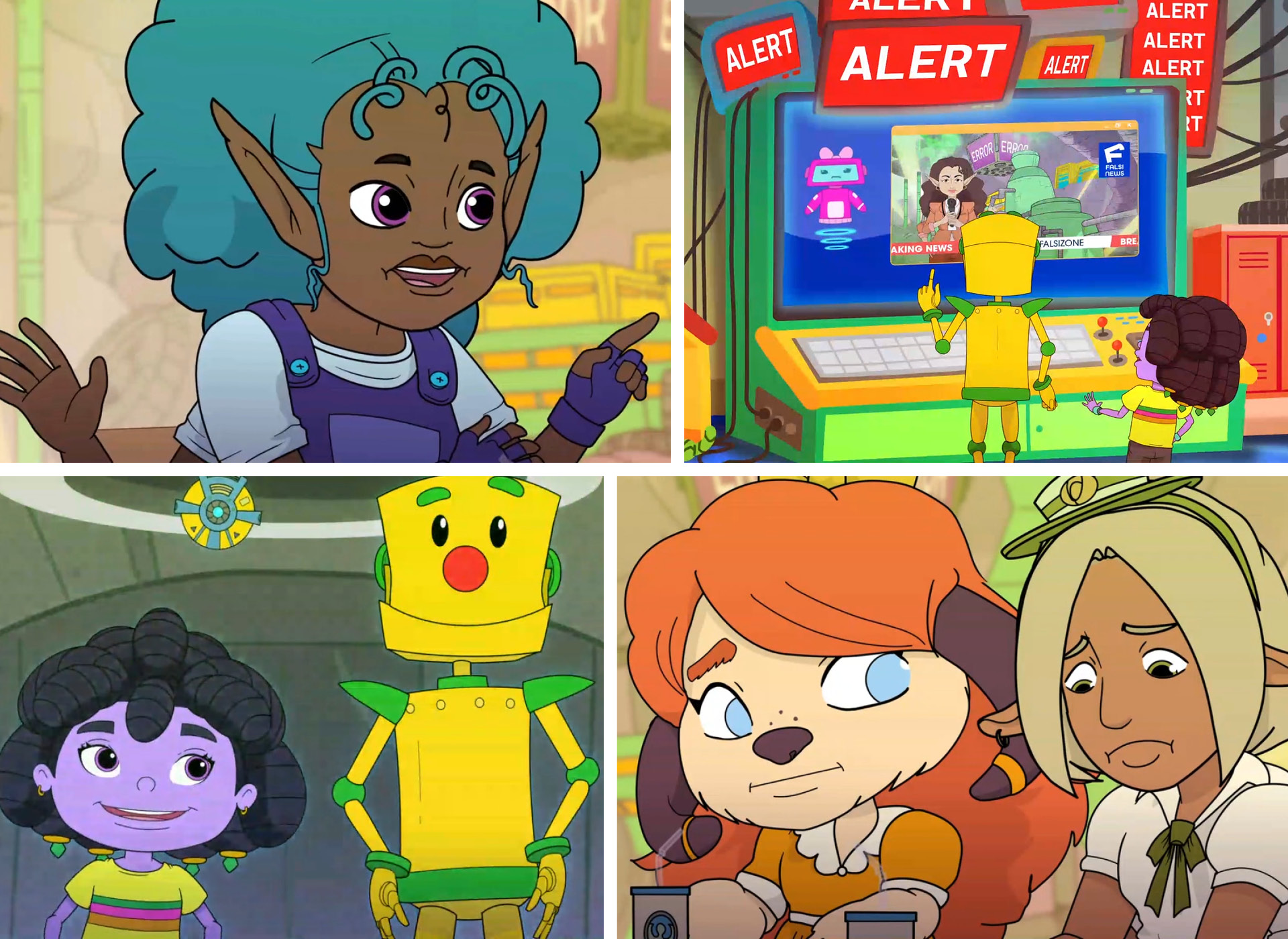 Collage of NetSmartz characters