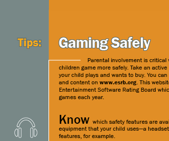 Thumbnail of Gaming tip sheet